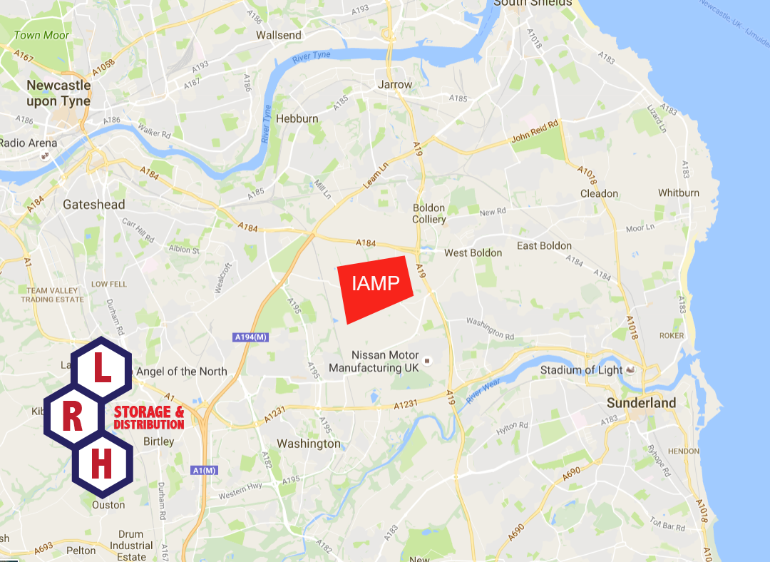 IAMP Map showing LRH Distribution